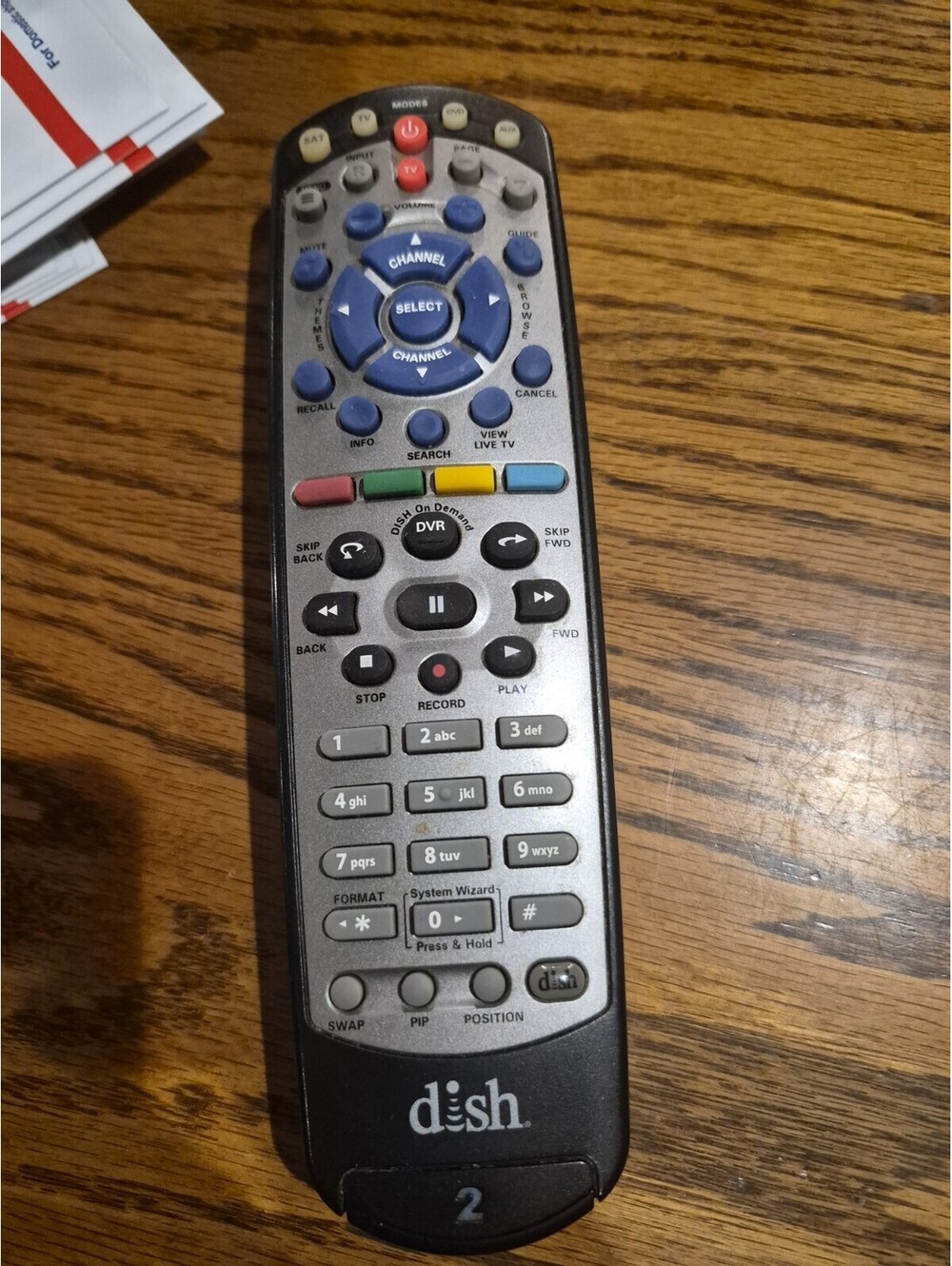 Dish Network 182563 21.1 IR/UHF Remote Control for 222 522 612 622k 722k 1254